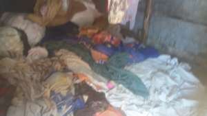 Annet's bed on the floor before your support