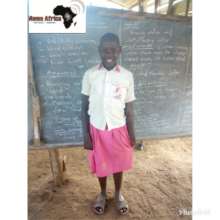 Doreen standing in class