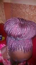 hair dressing finished work in their fisrt class