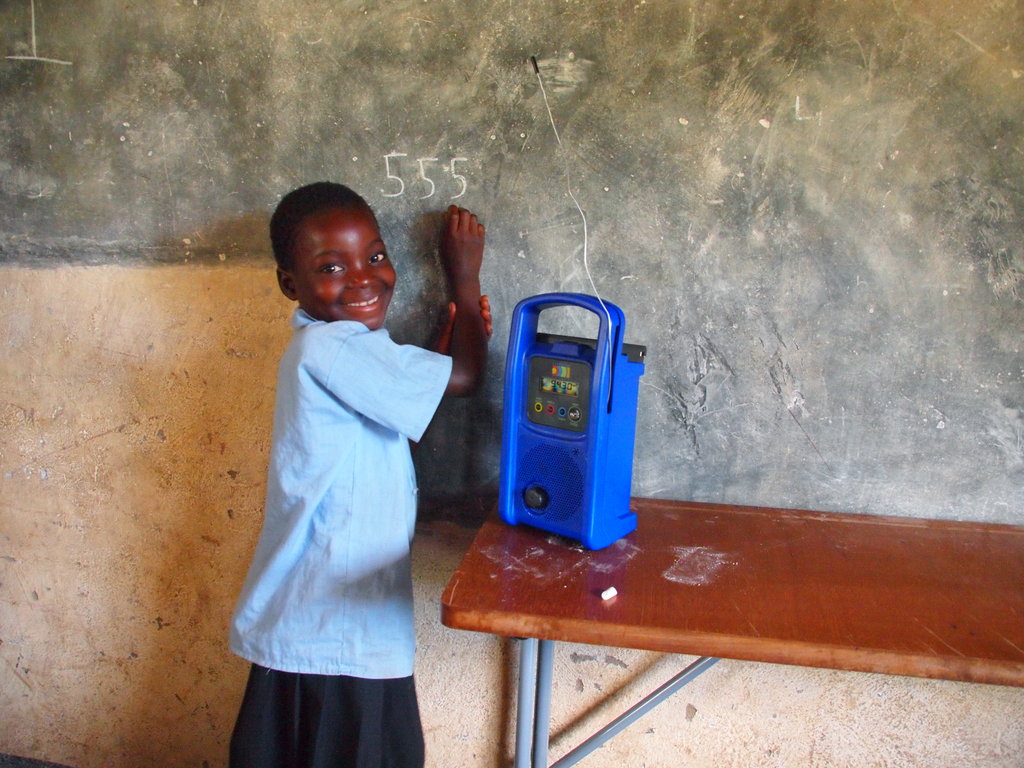 Solar MP3 players to educate Zambian children