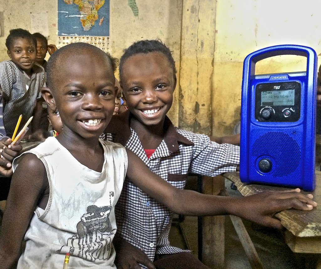Solar MP3 players to educate Zambian children