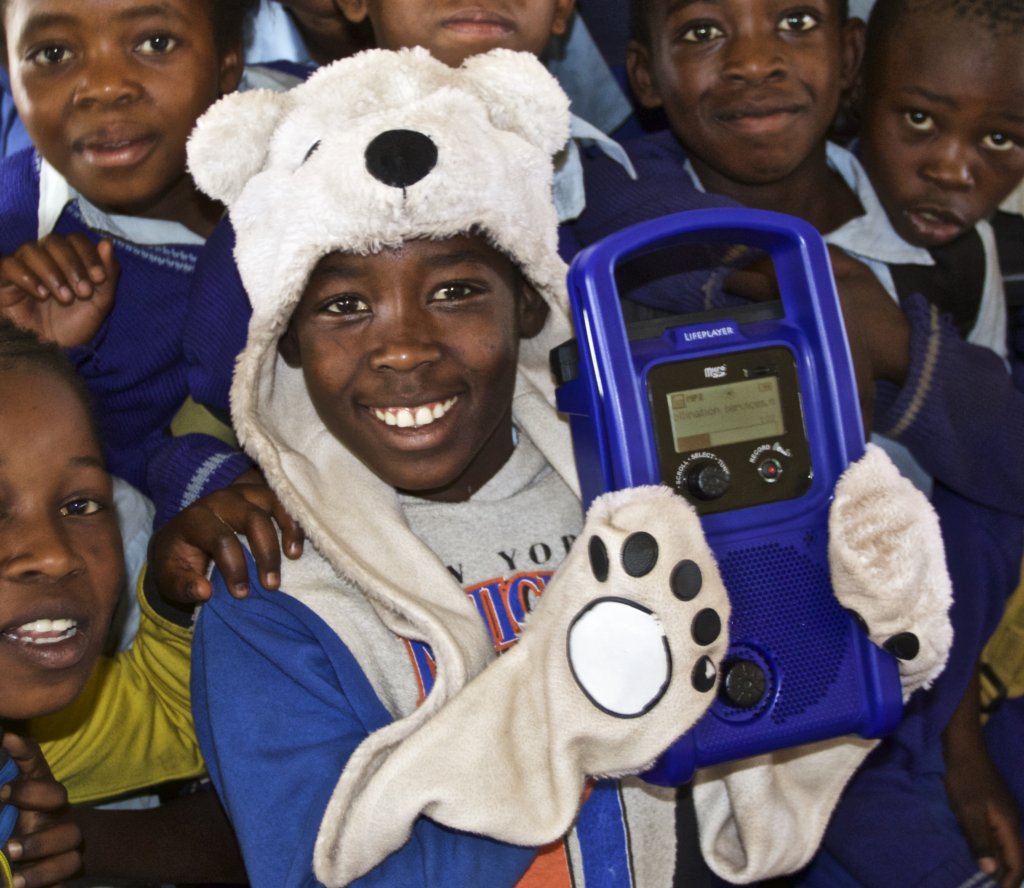 Solar MP3 players to educate Zambian children