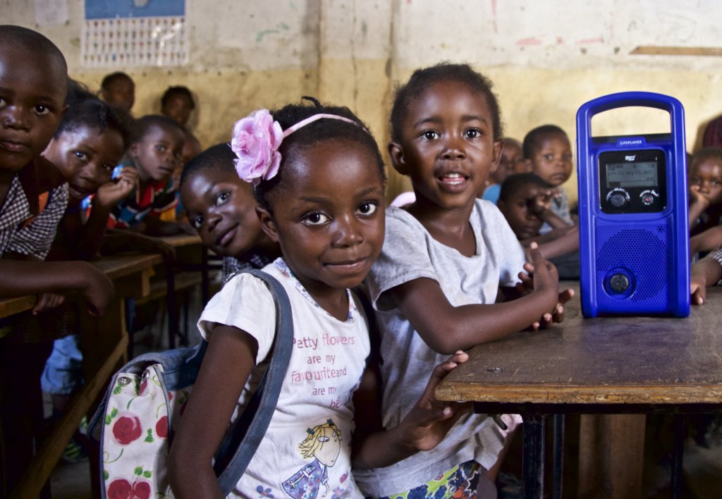 Solar MP3 players to educate Zambian children
