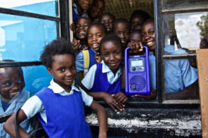 Children at a school in Lusaka Province, Zambia