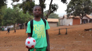 Thank you for the soccer ball