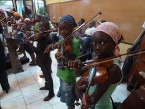 The violin class