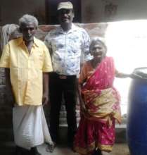 Alagammal in right side of the photo