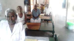A group of beneficiary aged persons
