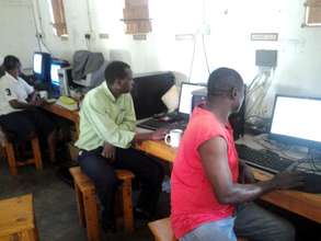 Teachers attending a workshop