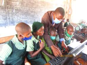 Mbeure Students Getting Hands On Computer Training
