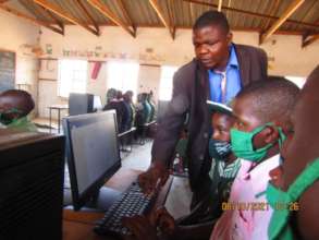Mbeure Students Getting Hands On Computer Training