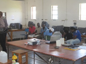 The teachers at one of the workshops