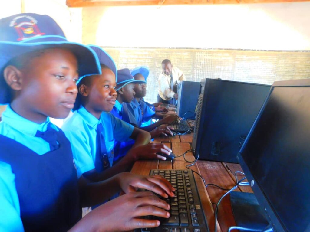 Students At Rimbi Primary During Hands On Training