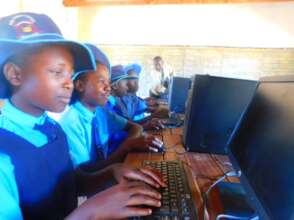 Students At Rimbi Primary During Hands On Training