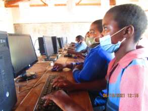 Students At Rimbi Primary During Hands On Training
