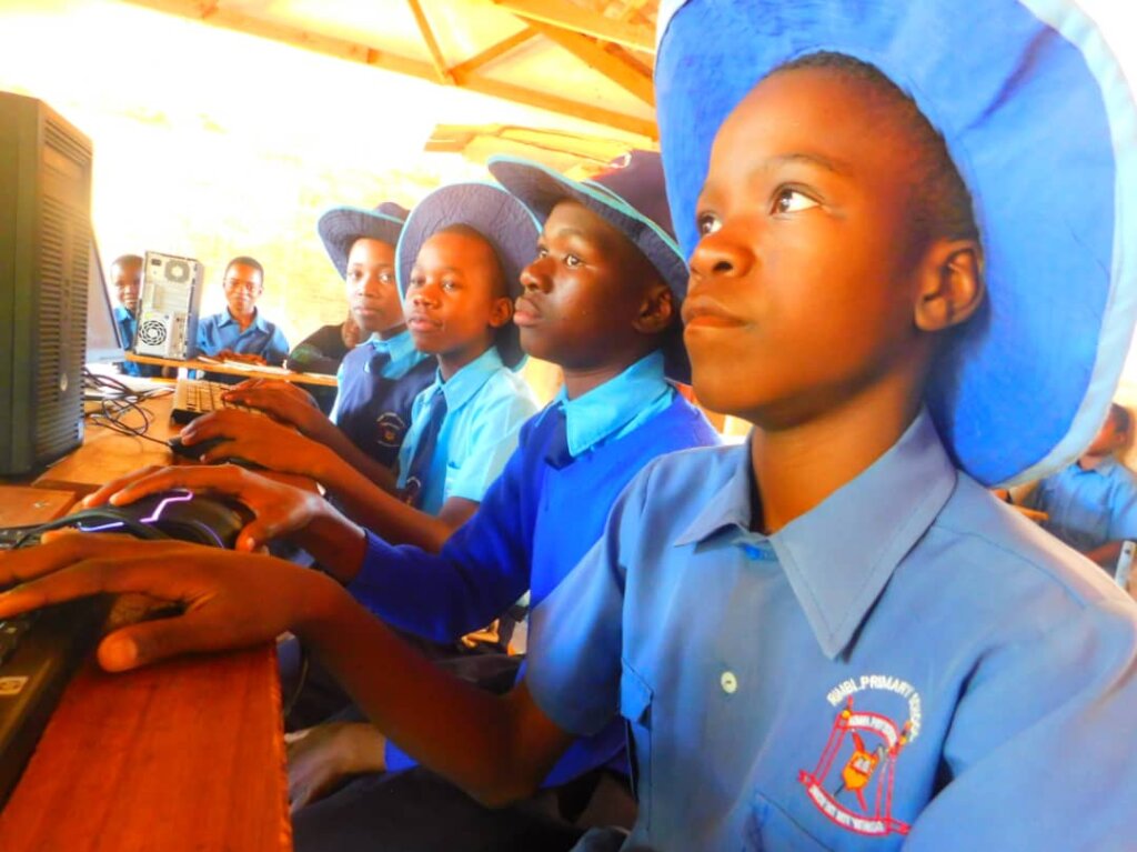Students At Rimbi Primary During Hands On Training