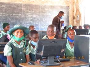 Mbeure Students Getting Hands On Computer Training