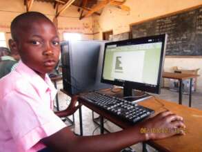 Mbeure Students Getting Hands On Computer Training