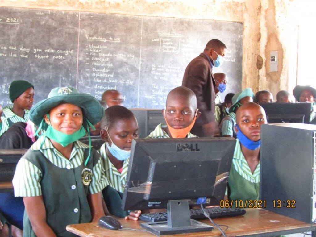 Students At Mbeure During Hands on Training