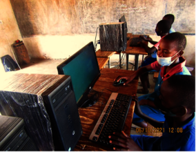 Rimbi Students Getting Hands On Computer Training