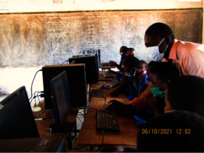 Rimbi Students Getting Hands On Computer Training