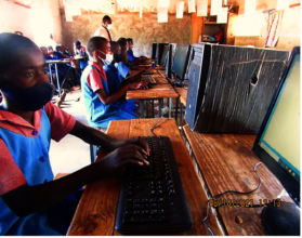 Rimbi Students Getting Hands On Computer Training