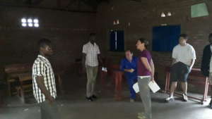 Dingy old classrooms at Ryankana