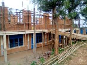Second floor classrooms at Nyakagoma take shape