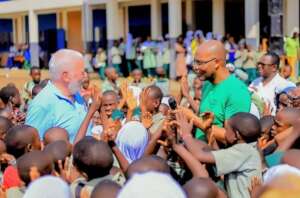 Mike and Simon at Bugarama Cite