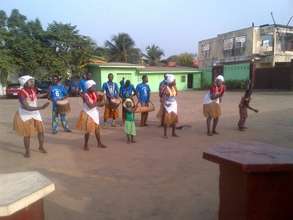 Flomo Theater Performing at Stop Rape Campaign