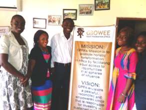 GPFA Interns Becky,Helen,Prince,MaHawa & Stiffinie