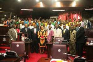 PTFP Youth Camp Participants @the Liberian Senate