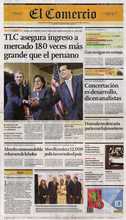 Principal diario peruano destaca premio recibido por Albina Ruiz