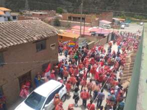 Protests in Ollantaytambo in January