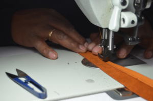 Sewing a strap