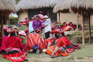 Women from Patacancha during an identity workshop