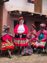 Visiting the Chincheros tourism cooperative