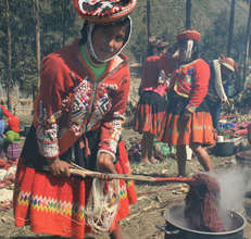 Jesusa learns plant dyes as a teenager in 2008