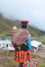 Graciela looks over her community