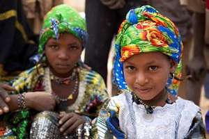 These Malian girls fled Mali for Niger with family