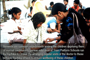 Doctors ensure the wellbeing of children attending school