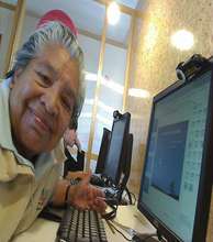 Lourdes Romero, studies computing at the RIA