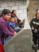 Hand-washing station in Quechip