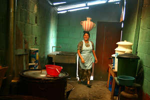 A Guatemalan kitchen