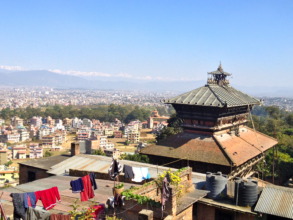 View of Kathmandu Valley from Kirtipur