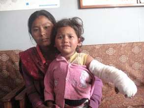 Little Sangha recuperating from surgery