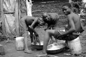 Washing at the Street Smart program