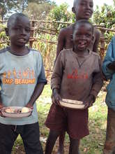 Lunch time at the drop-in center