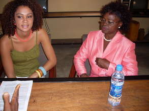 Miss Black Britain and the Executive Director