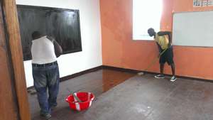 Getting the school ready for opening day!